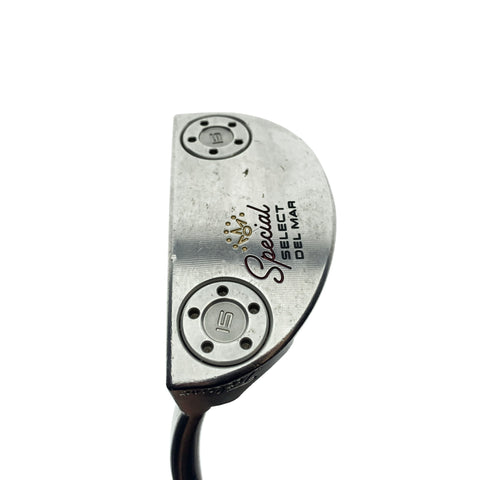 Used Scotty Cameron Special Select Del Mar Putter / 34.0 Inches / Left-Handed
