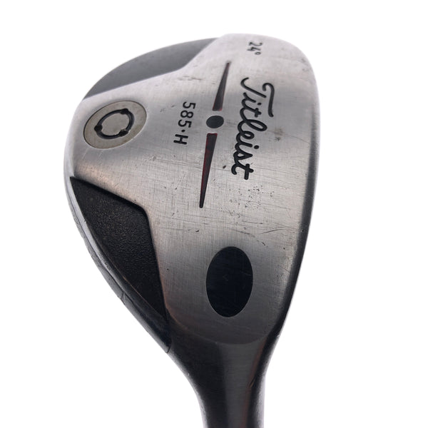 Used Titleist 585 H 5 Hybrid / 24 Degrees / Regular Flex