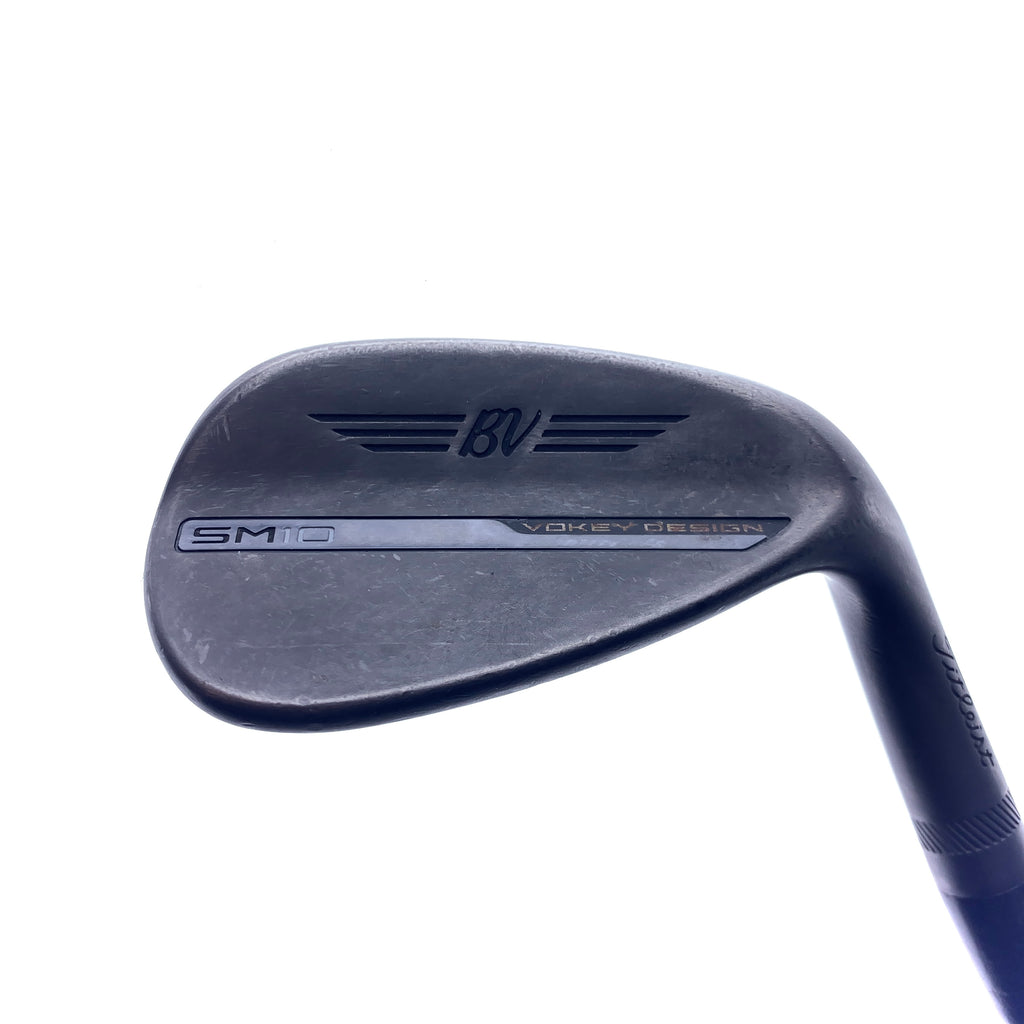 Used Titleist Vokey SM10 Jet Black Gap Wedge / 50.0 Degrees / Wedge Flex