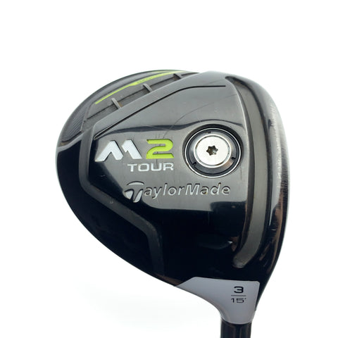 Used TaylorMade M2 Tour 2017 3 Fairway Wood / 15.0 Degrees / Stiff Flex