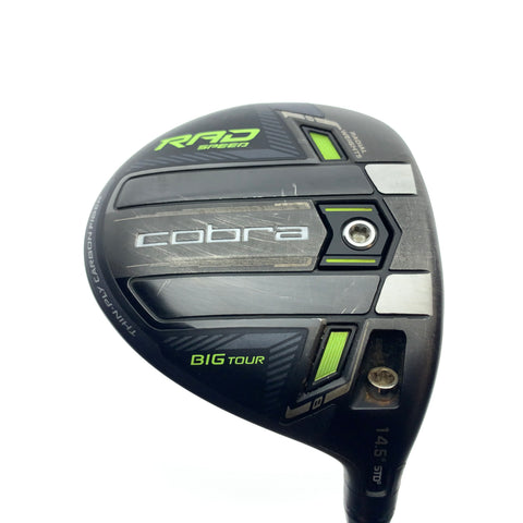 Used Cobra King Radspeed Big Tour 3 Fairway Wood / 14.5 Degrees / Stiff Flex