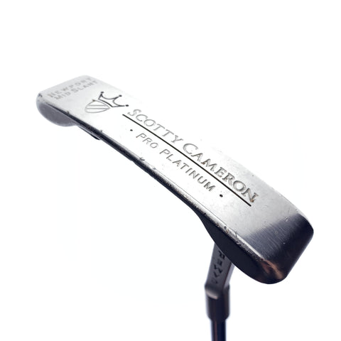 Used Scotty Cameron Pro Platinum Newport Mid Slant Putter / 34.0 Inches