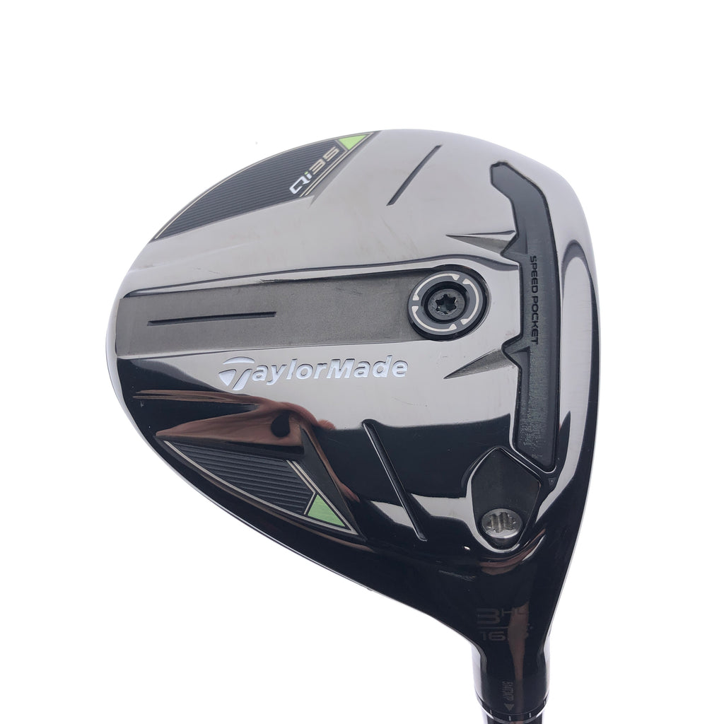 Used TaylorMade Qi35 3  HL Fairway Wood / 16.5 Degrees / X-Stiff Flex