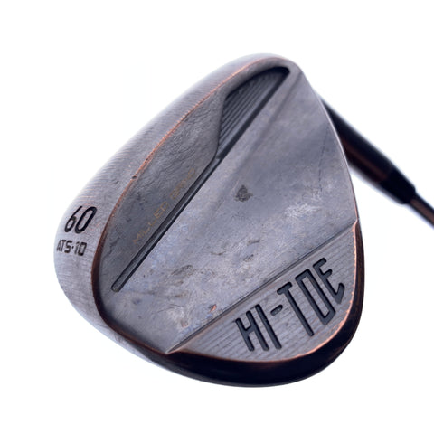 Used TaylorMade Milled Grind Hi-Toe 3 RAW Copper Lob Wedge/60 Degrees/Wedge Flex