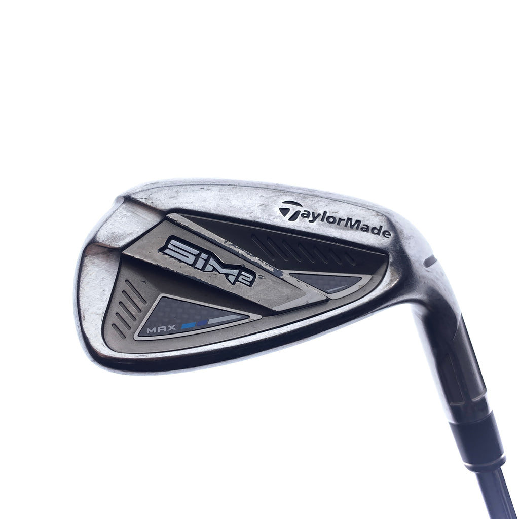 Used TaylorMade SIM2 MAX PW Iron / 43.5 Inches / Regular Flex