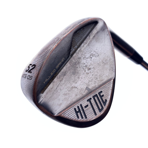 Used TaylorMade Milled Grind Hi-Toe 3 RAW Copper Gap Wedge/52 Degrees/Wedge Flex