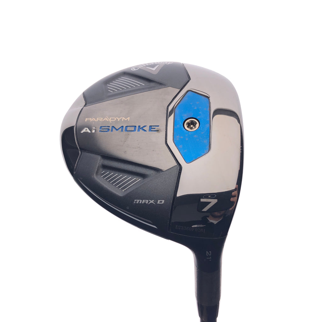 Used Callaway Paradym Ai Smoke MAX D 7 Fairway Wood / 21 Degrees / Regular Flex