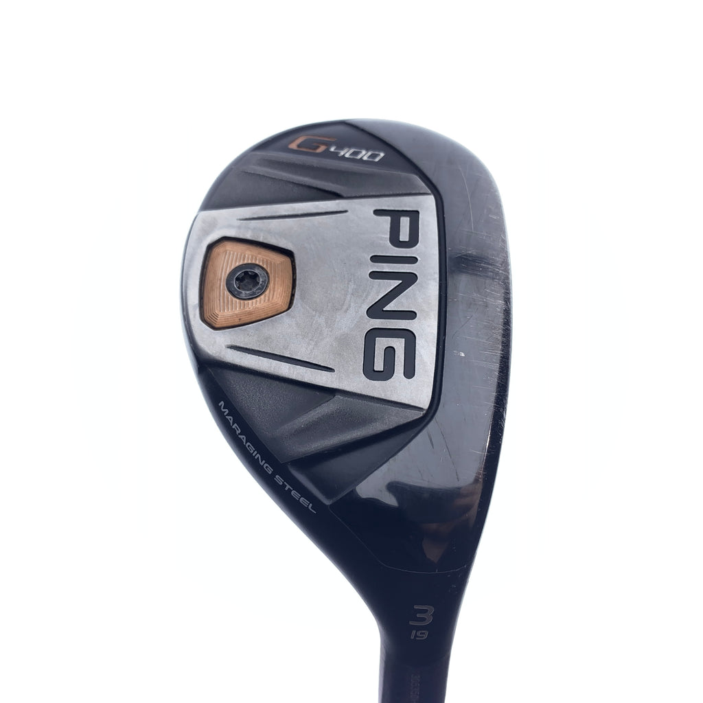 Used Ping G400 3 Hybrid / 19.0 Degrees / Stiff Flex