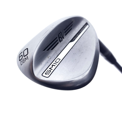 Used Titleist Vokey SM10 Tour Chrome Lob Wedge / 60.0 Degrees / Stiff Flex