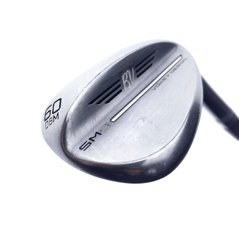 Used Titleist SM9 Tour Chrome Lob Wedge / 60.0 Degrees / Wedge Flex