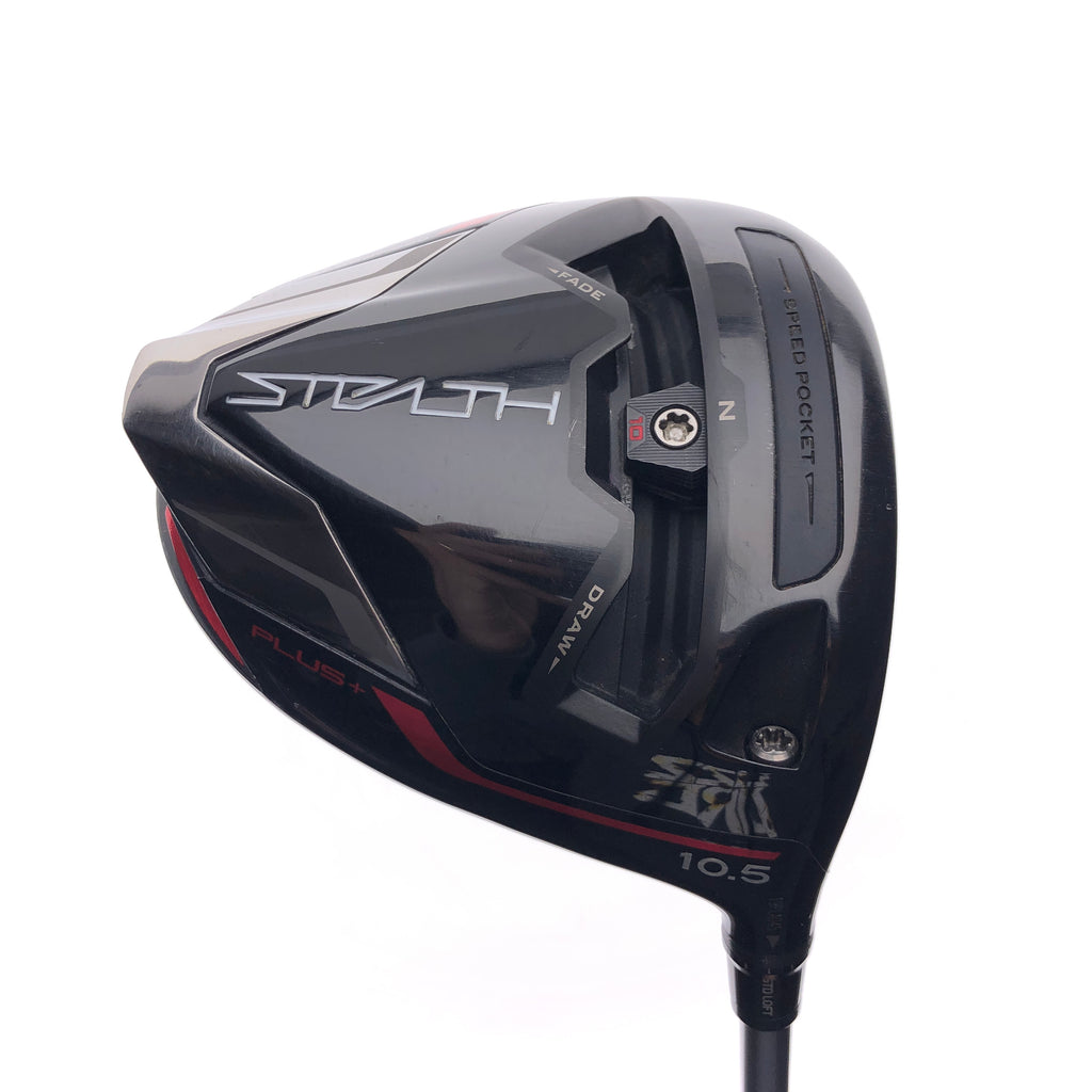 Used TOUR ISSUE TaylorMade Stealth Plus Driver / 10.5 Degrees / Stiff Flex