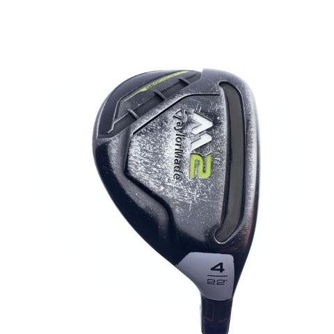 Used TaylorMade M2 2017 4 Hybrid / 22.0 Degrees / Regular Flex
