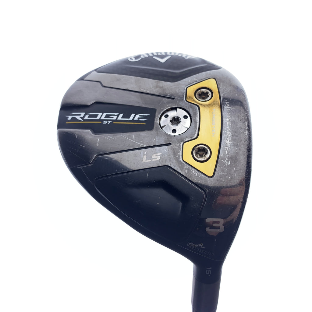 Used Callaway Rogue ST LS 3 Fairway Wood / 15.0 Degrees / X-Stiff Flex