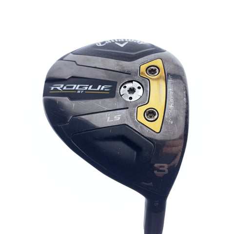 Used Callaway Rogue ST LS 3 Fairway Wood / 15.0 Degrees / X-Stiff Flex
