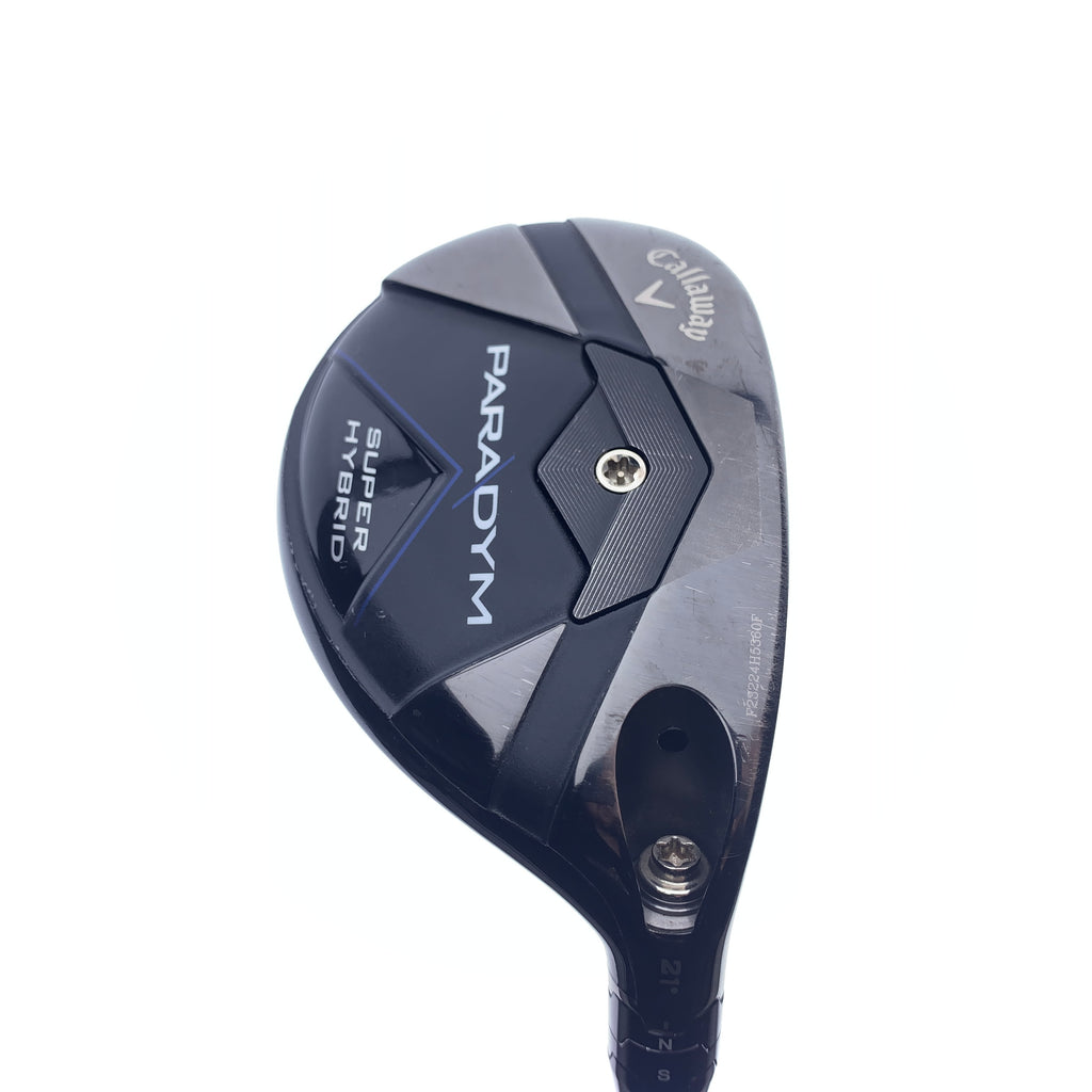 Used Callaway Paradym Super Hybrid 3 Hybrid / 21.0 Deg / Reg / GX Blue 100H M3