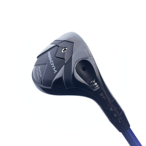 Used Callaway Paradym Super Hybrid 3 Hybrid / 21.0 Deg / Reg / GX Blue 100H M3