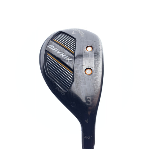 Used Callaway Mavrik Pro 3 Hybrid / 20.0 Degrees / X-Stiff Flex