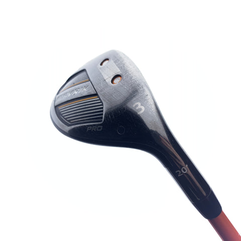 Used Callaway Mavrik Pro 3 Hybrid / 20.0 Degrees / X-Stiff Flex
