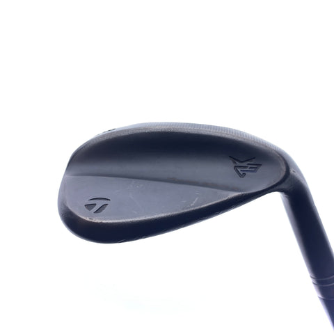 Used TaylorMade Milled Grind 3 Black Lob Wedge / 58.0 Degrees / Stiff Flex