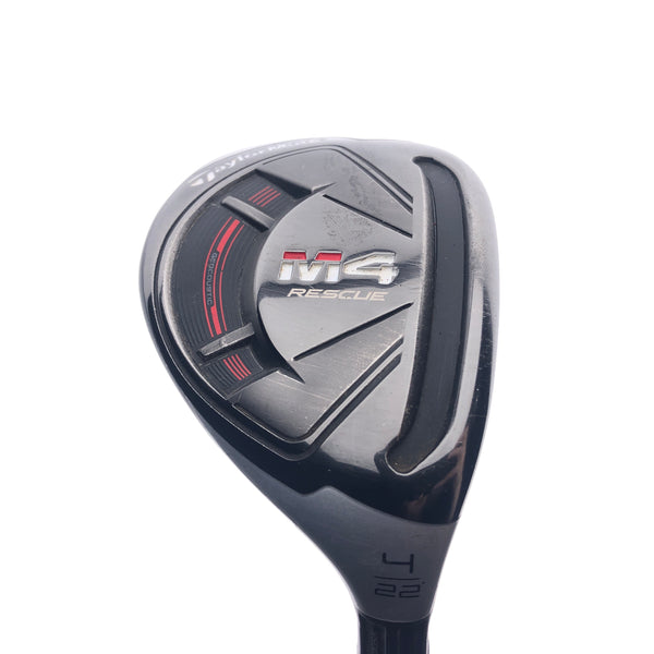 Used TaylorMade M4 4 Hybrid / 22 Degrees / Regular Flex