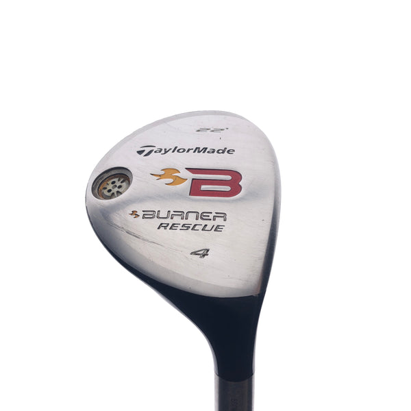 Used TaylorMade Burner Rescue 2008 4 Hybrid / 22 Degrees / Regular Flex