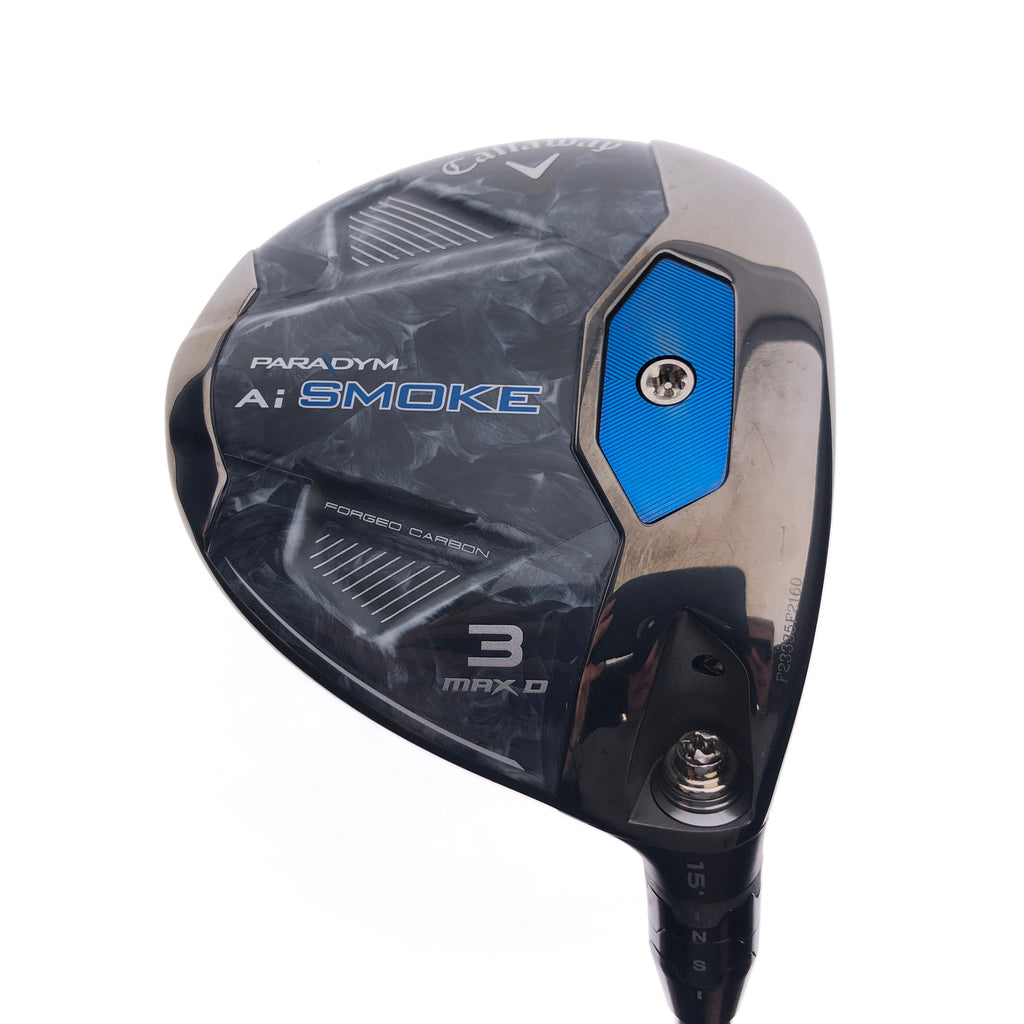 Used Callaway Paradym Ai Smoke MAX D 3 Fairway Wood / 15 Degrees / A Flex