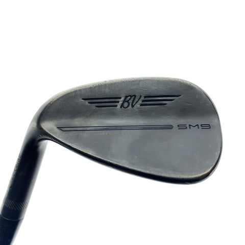 Used Titleist SM9 Jet Black Pitching Wedge / 48.0 Degrees / Wedge Flex / Left-H