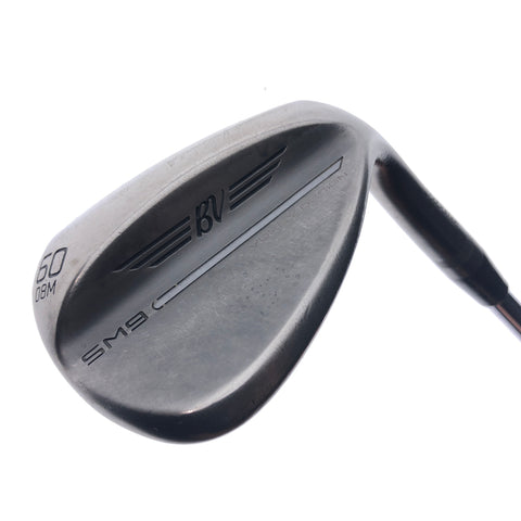 Used Titleist SM9 Brushed Steel Lob Wedge / 60.0 Degrees / Regular Flex