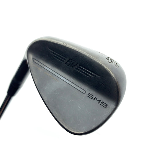 Used Titleist SM9 Jet Black Pitching Wedge / 48.0 Degrees / Wedge Flex / Left-H