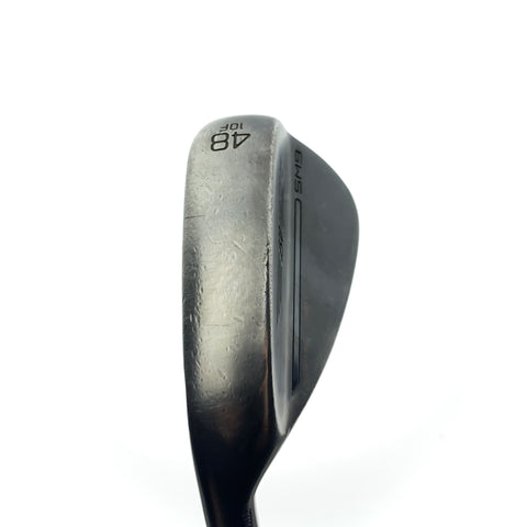 Used Titleist SM9 Jet Black Pitching Wedge / 48.0 Degrees / Wedge Flex / Left-H