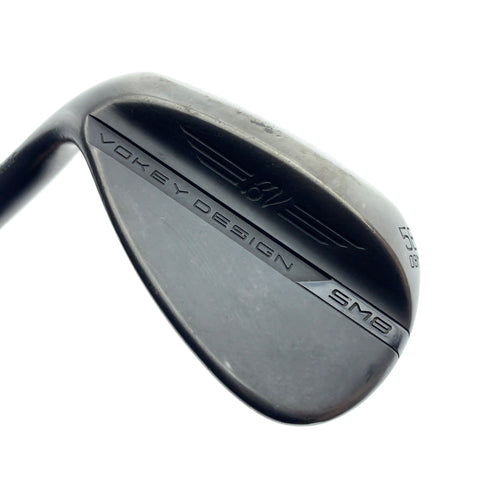 Used Titleist Vokey SM8 Jet Black Lob Wedge / 58.0 Degrees / Wedge Flex / Left-