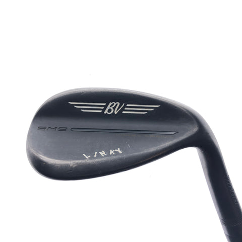 Used Titleist SM9 Jet Black Lob Wedge / 58.0 Degrees / Wedge Flex