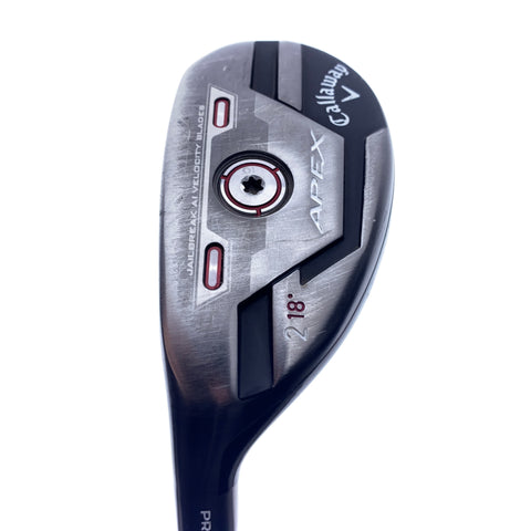 Used Callaway Apex Pro 21 2 Hybrid / 18.0 Degrees / Stiff Flex / Left-Handed