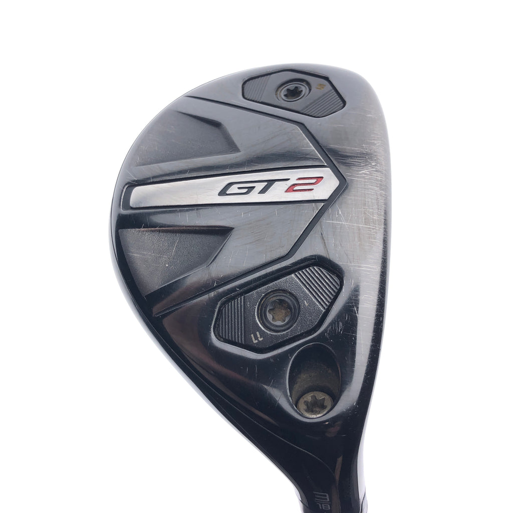 Used Titleist GT2 3 Hybrid / 18 Degrees / Stiff Flex