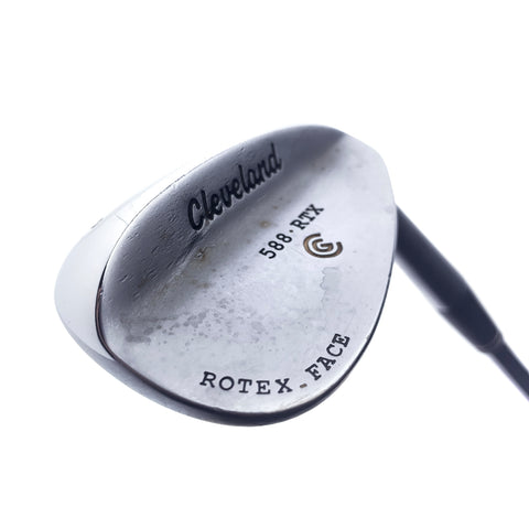 Used Cleveland 588 RTX Satin Chrome Sand Wedge / 56.0 Degrees / Wedge Flex