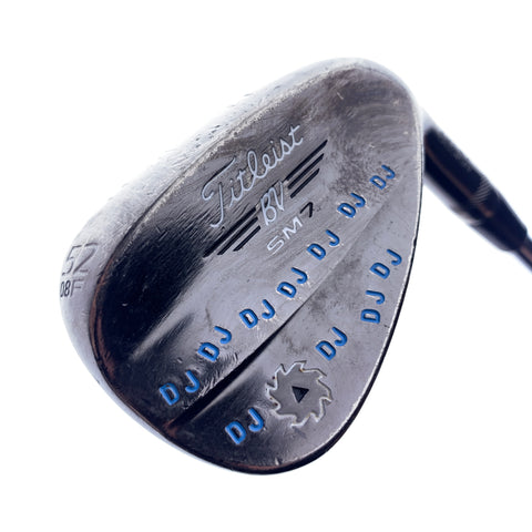 Used Titleist Vokey SM7 Brushed Steel Gap Wedge / 52.0 Degrees / Stiff Flex