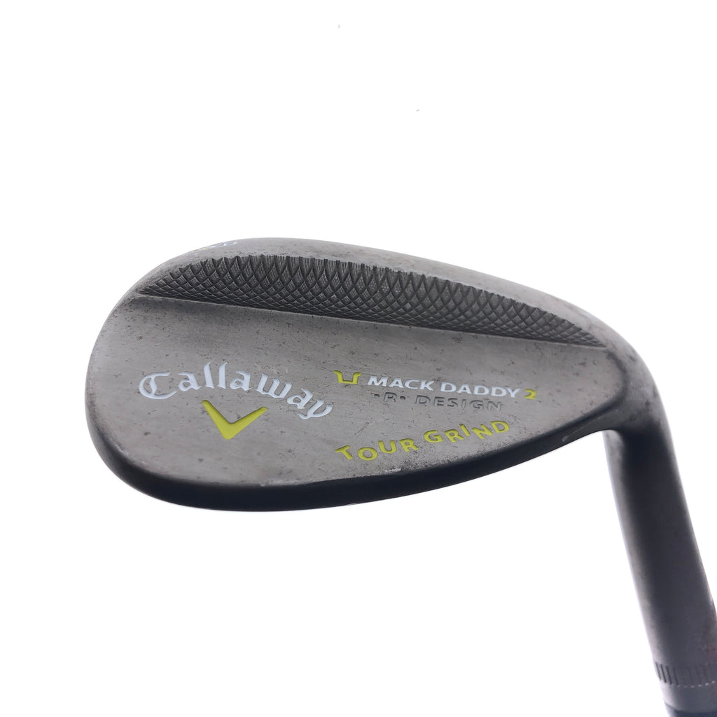 Used Callaway Mack Daddy 2 Tour Grind Slate Lob Wedge / 58.0 Degrees / Stiff Fl