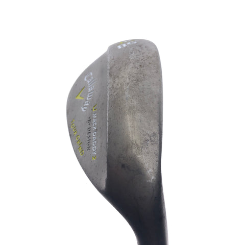 Used Callaway Mack Daddy 2 Tour Grind Slate Lob Wedge / 58.0 Degrees / Stiff Fl