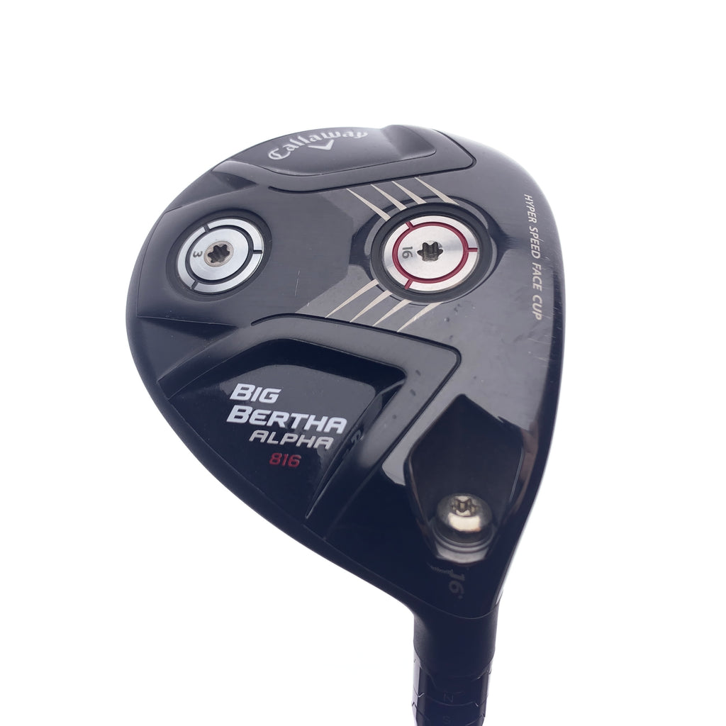 Used Callaway Big Bertha Alpha 816 3 Fairway Wood / 16.0 Degrees / Stiff Flex
