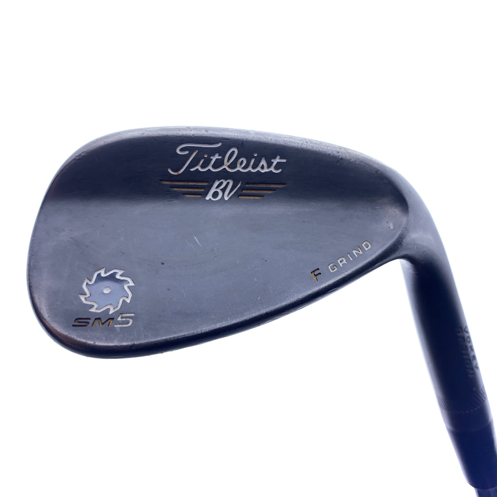 Used Titleist Vokey SM5 Raw Black Gap Wedge / 52.0 Degrees / Wedge Flex