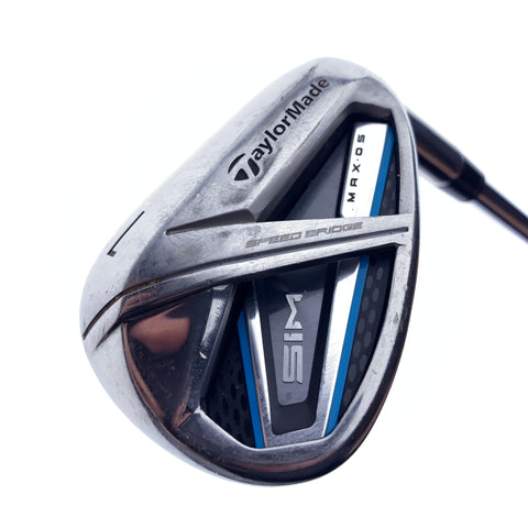 Used TaylorMade Sim Max OS Lob Wedge / 59.0 Degrees / Regular Flex