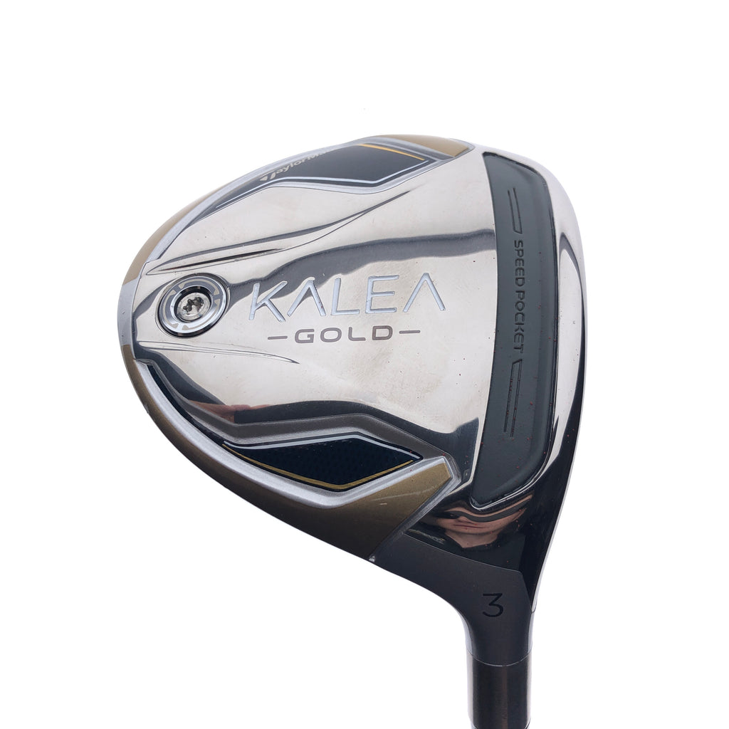 Used TaylorMade Kalea Gold 2024 3 Fairway Wood / 16.0 Degrees / Ladies Flex