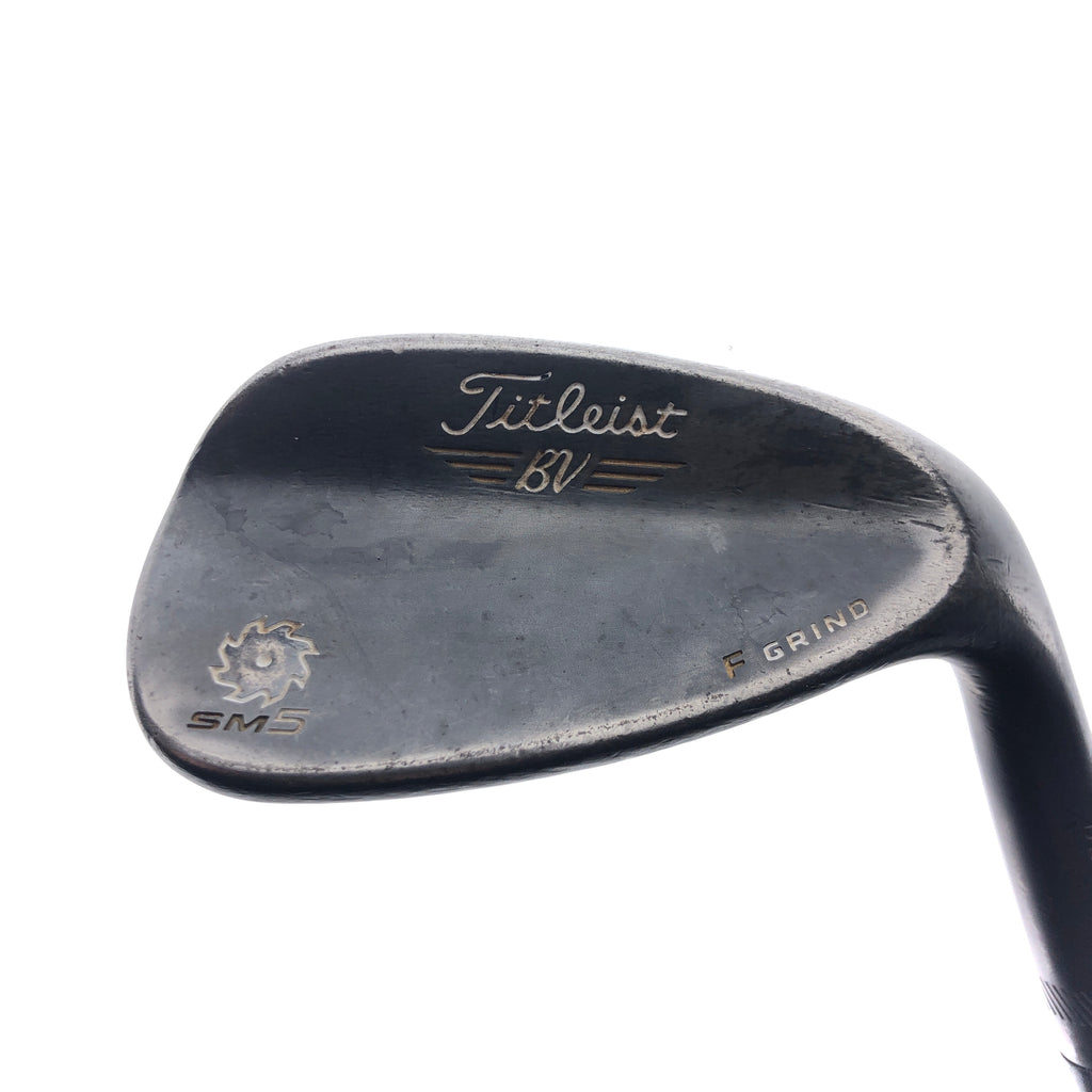 Used Titleist Vokey SM5 Raw Black Sand Wedge / 54.0 Degrees / Wedge Flex