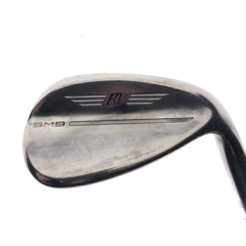 Used Titleist SM9 Brushed Steel Sand Wedge / 54.0 Degrees / Wedge Flex