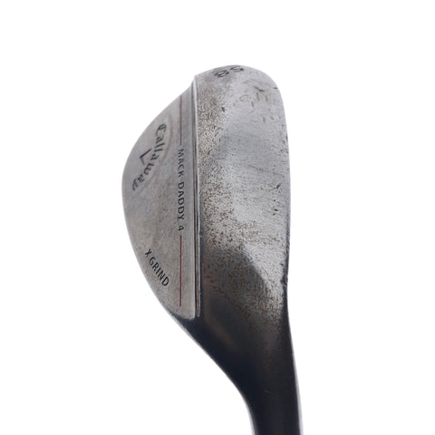 Used Callaway Mack Daddy 4 Raw Lob Wedge / 58.0 Degrees / Stiff Flex