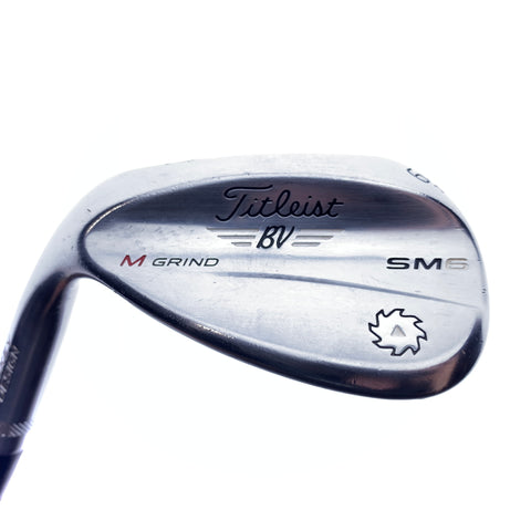 Used Titleist Vokey SM6 Tour Chrome Lob Wedge/60.0 Degrees/Wedge Flex/Left-Hand