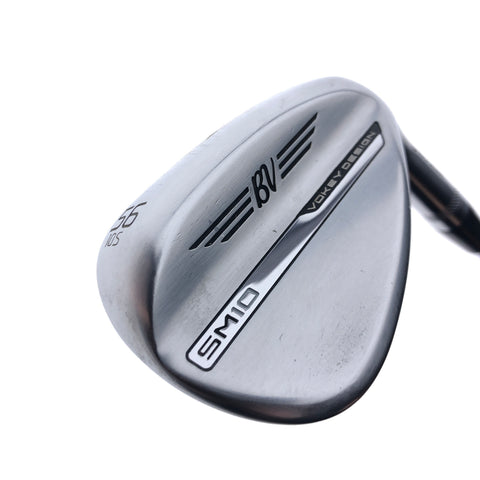 Used Titleist Vokey SM10 Tour Chrome Sand Wedge / 56.0 Degrees / Wedge Flex