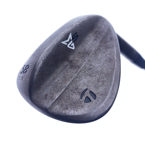 Used TaylorMade MG5 Forged Raw Lob Wedge / 58.0 Degrees / Stiff Flex