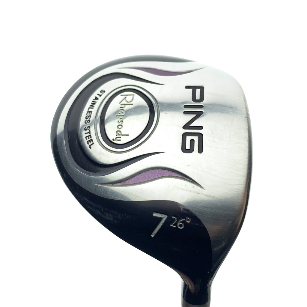 Used Ping Rhapsody 2008 7 Fairway Wood / 26.0 Degrees / Ladies Flex