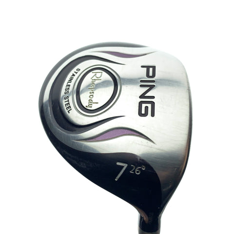 Used Ping Rhapsody 2008 7 Fairway Wood / 26.0 Degrees / Ladies Flex